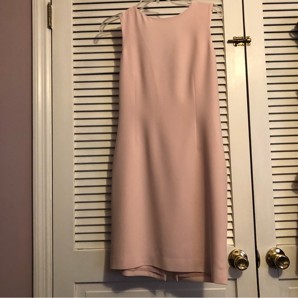Casual Corner Annex Light Pink 6 Petite Sleeveless Dress with Jacket - Picture 3 of 5